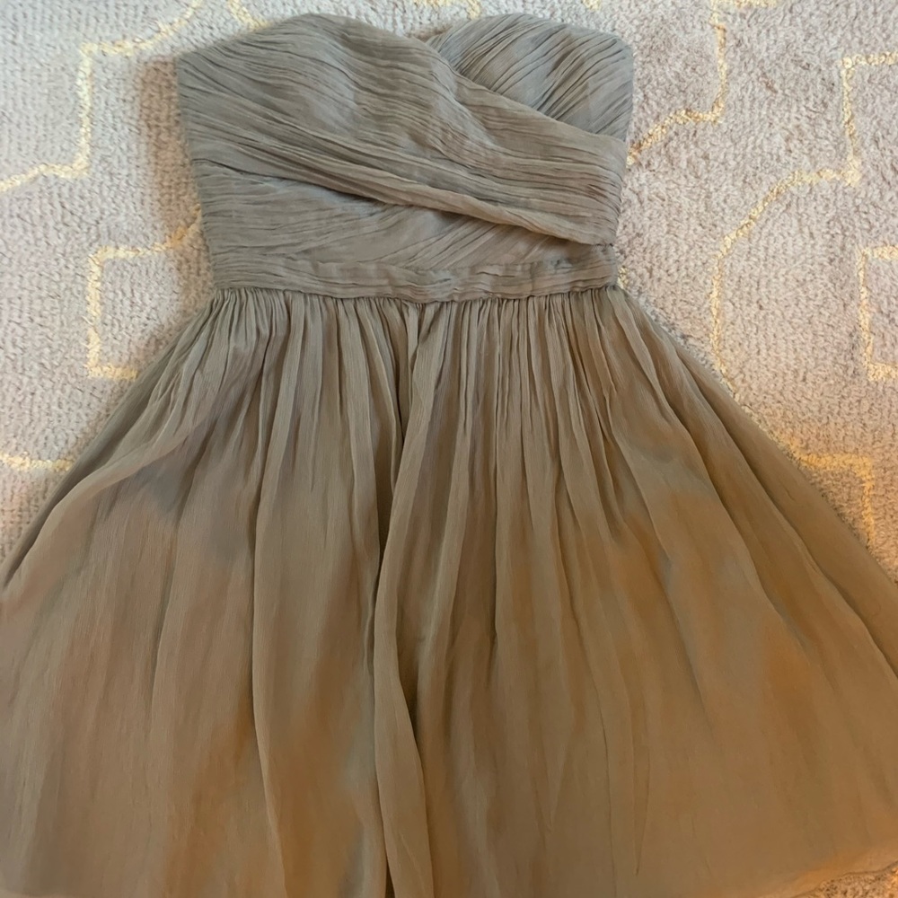 grey j crew dress